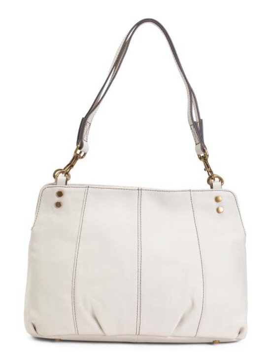 American Leather Co. Handbags - AMERICAN LEATHER CO. Leather Porter Triple Compartment Satchel
